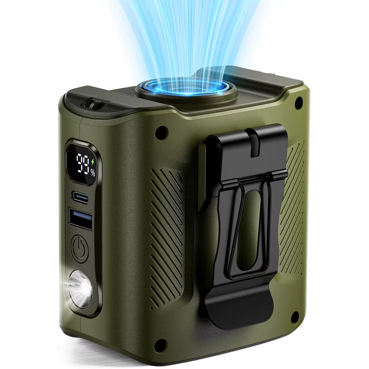 10000mAh Outdoor Portable Waist Fan