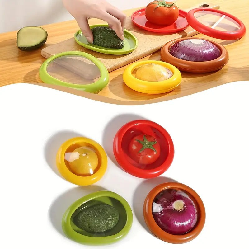 Silicone Fruit Storage Box 4PC Set