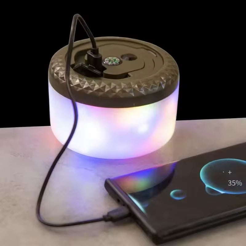 Versatile Waterproof Camping Light String - USB Rechargeable, Perfect for Outdoor Adventures and Courtyard Ambiance