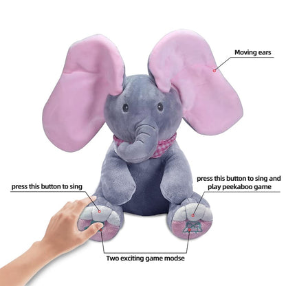 Peek-A-Boo Elephant Plush Toy