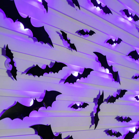 Halloween LED Bats Light Wall Decor