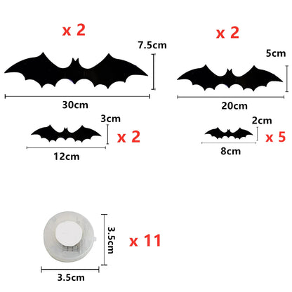 Halloween LED Bats Light Wall Decor