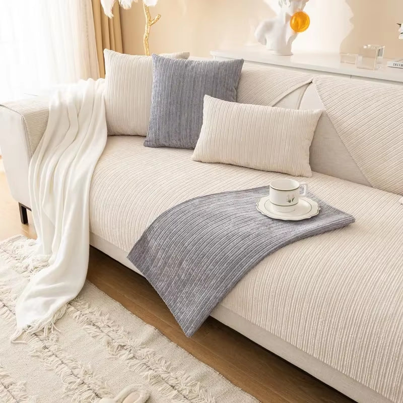 Ultra Plush Chenille Sofa Cover